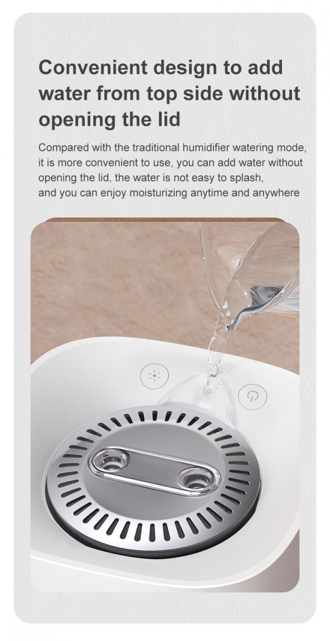 HOMEFISH 2000ml/2L nawilżacz pomieszczenia Włuszczacz powietrza H2O 4000mah 11