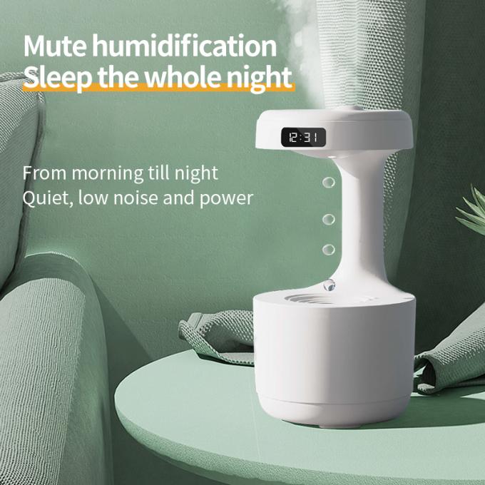 Homefish OEM Wodny kropelkowy przenośny 800 ml nawilżacz antygrawitacyjny Digital Clock Ultrasonic Anti-Gravity Wilżacz 4