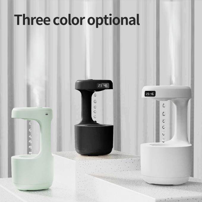 Homefish OEM Wodny kropelkowy przenośny 800 ml nawilżacz antygrawitacyjny Digital Clock Ultrasonic Anti-Gravity Wilżacz 11