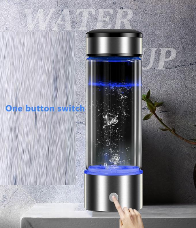 Homefish 2021 OEM Szklany generator wodoru butelka wodna SPE PEM Technologia jonizator wody przenośny wodor wodorowy 0