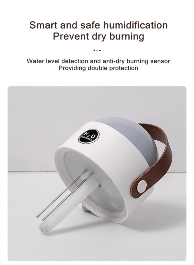 Galaxy Projection Light Air Humidifier 500ML Dwa tryby Inteligentny Wielokrotnie ładowany bezprzewodowy Ultrasonic Mist Maker 8