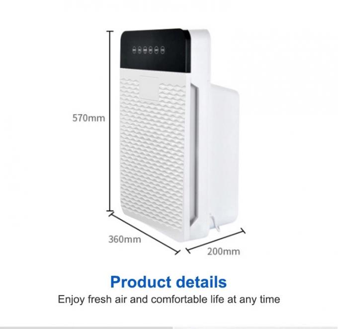 HOMEFISH Oczyszczacz powietrza UV z jonami ujemnymi z filtrem HEPA 50HZ 4