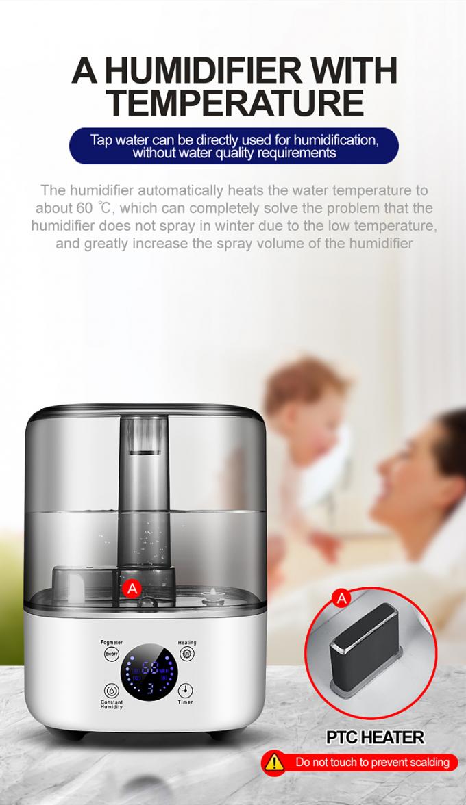 HOMEFISH Wielkoskalowe nawilżacze pomieszczeń bez BPA 230-380 ml/h 3