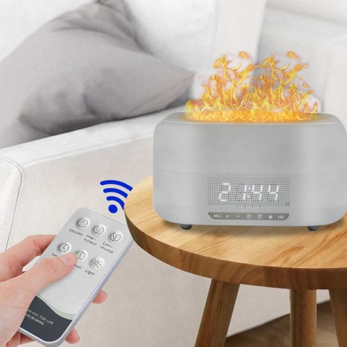 HOMEFISH DC 24V Nocne światło Wpływ płomienia nawilżacz z Bluetooth 2