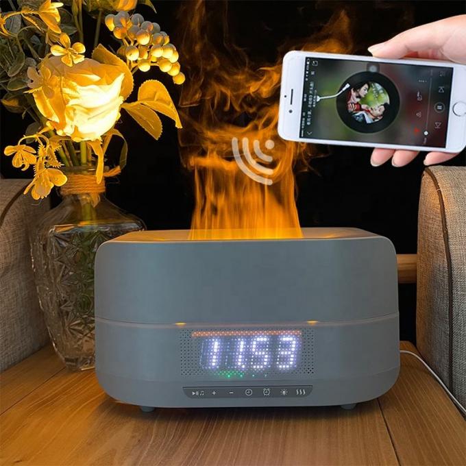 HOMEFISH DC 24V Nocne światło Wpływ płomienia nawilżacz z Bluetooth 1