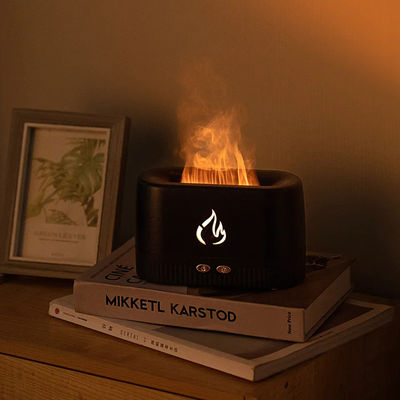 HOMEFISH Efekt płomienia Ultrasonic Aroma Humidifier Aromaterapia 230ML