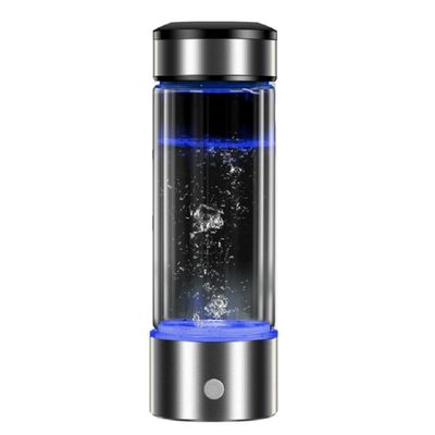 Dobra cena Generator wodoru kubek Filtr wodny 430 ml Alkaline Maker Bogata w wodór butelka przenośna jonizator wody czystej H2 Elektroliza w Internecie
