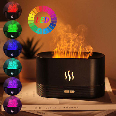 Dobra cena Światło RGB Zmiana koloru Wprowadzenie w wilgotność płomienia USB Wodzący olej eteryczny Ogień Ogień Inteligentny dyfuzor zapachów do sypialni Home Office w Internecie