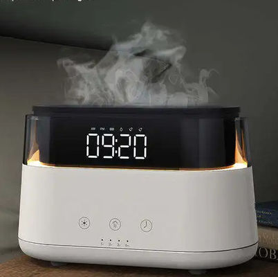 Dobra cena Inteligentny Diffuser Efekt Płomienia Wodnicznik Cichy Wielofunkcyjny Diffuser Aromatyczny Diffuser Aromaterapia Wodnicznik Diffuser Z Zegarem LED w Internecie