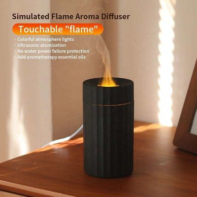 Dobra cena Nowy przyjście Nowy gorący usb płomień oleju eterycznego Diffuser aromatyczny Ultrasonic Air Przenośny bezwodny nawilżacz 100ml Diffuser aromatyczny samochodowy w Internecie