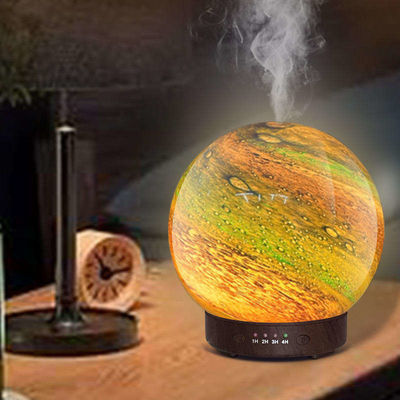 Dobra cena HOMEFISH 3D Design Szkło Diffusory olejów eterycznych Planetę nawilżacz 120ml w Internecie