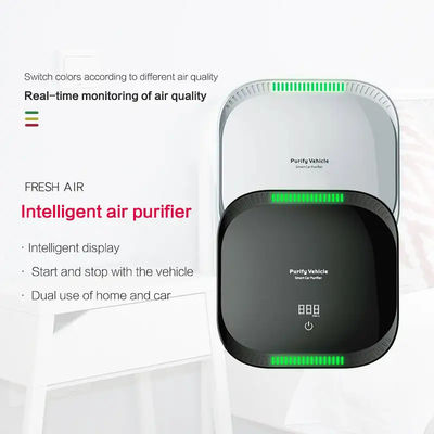 Dobra cena PM2.5 Display Mini Przenośny Inteligentny Oczyszczacz Powietrza Smart Touch Auto HEPA Filter Oczyszczacz Powietrza Z Czujnikiem Jakości Powietrza w Internecie