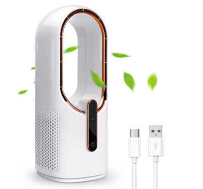Dobra cena HOMEFISH Wodziec do pomieszczeń wentylatorów bez liści USB Chłodnik powietrza naładowalny 3 bieg w Internecie