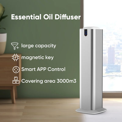 HOMEFISH 800ml Aluminiowy Komercyjny Wieżny Dyfuzor Zapachu do Domów Lobby Bluetooth App Control